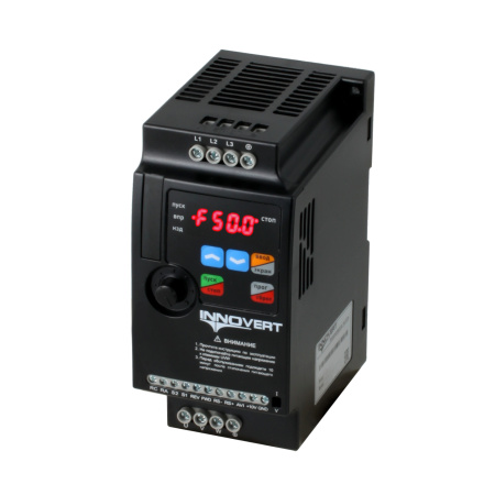 Преобразователь частоты INNOVERT VENT IVD222B43E (2,2 кВтx380 В), выходной ток 5 А
